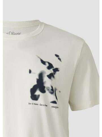 s.Oliver T-Shirt in 02D2_creme