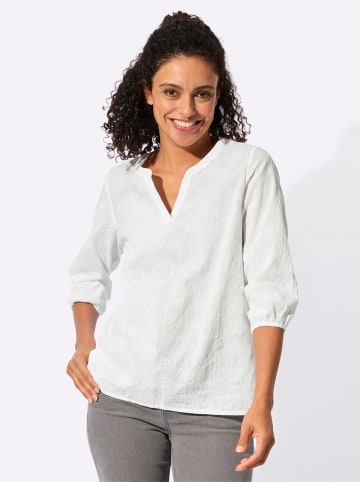 WITT WEIDEN Baumwollbluse in weiß