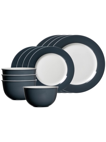 Ritzenhoff & Breker 12er Set Basic-Set Doppio in Anthrazit