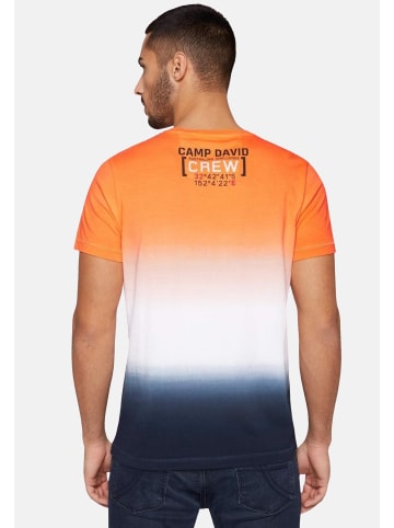 CAMP DAVID  T-Shirt 'Laser Sailing' in orange