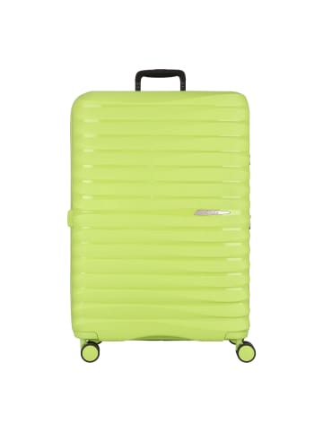 Jump Xwave 4 Rollen Trolley 76 cm mit Dehnfalte in lime