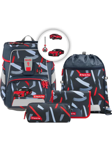 Step by Step SPACE Schulranzen-Set Sports Car Mick 5-tlg. in grau