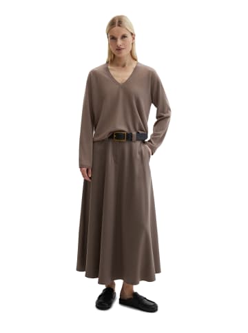 Marc O'Polo V-Neck-Pullover oversize in Chalky Brown