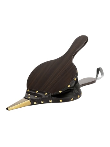 Blasebalg in Braun/ Gold - (B)17,5 x (H)40 cm