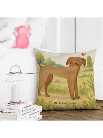 Mr. & Mrs. Panda Dekokissen Hund Dogge Design ohne Spruch in Weiß