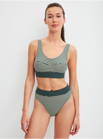 Calida Bustier in deep emerald green