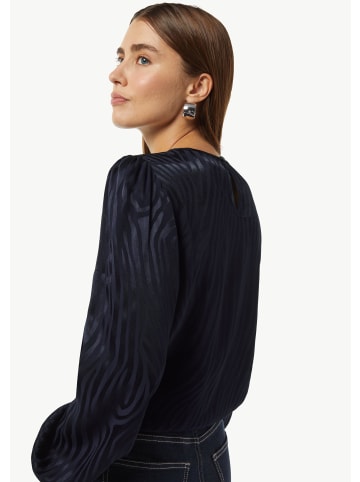 comma CI Bluse langarm in Blau