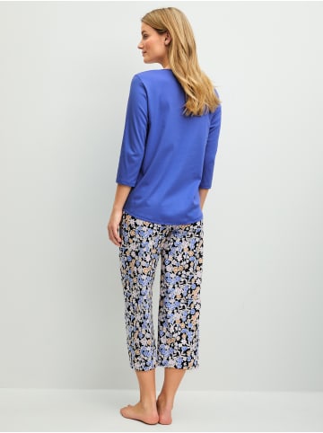 Calida Pyjama in deep cobalt