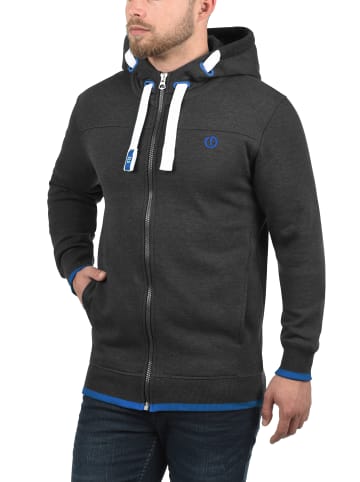 !SOLID Kapuzensweatjacke SDBenjaminZip Sweatjacke in Mittelgrau