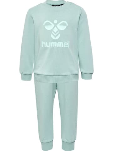 Hummel Kinder Trainingsanzug "Hmlarine Crewsuit" in Blau