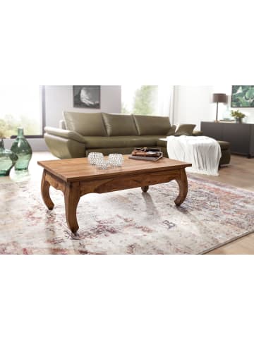 KADIMA DESIGN Couchtisch Massiv-Holz 110 cm breit Wohnzimmer-Tisch Design in Massivholz