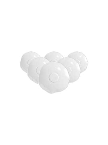 Villeroy & Boch 6er Set Espressountertassen Pura in Weiß ø 11,6 cm in weiß