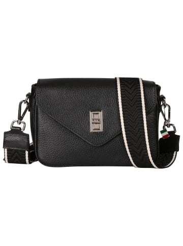 Florence Florence Umhängetasche Leder schwarz ca. 22cm