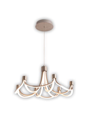 näve LED Pendelleuchte "FESTOS" in nickelmatt - EEK E