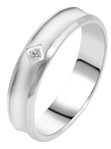 Adeliás Damen Ring aus Edelstahl in silber