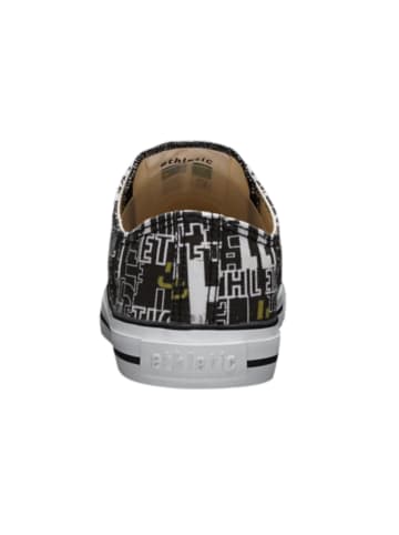 ethletic Sneaker Fair Trainer White Cap Lo Cut in Letters  Black | Just White