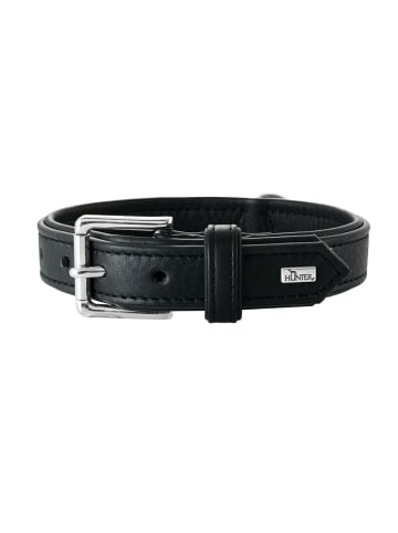 Hunter Halsband Leder Manitoba 35: 24-30cm, B18mm, schwarz