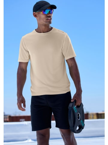 LE JOGGER Funktionsshorts in schwarz