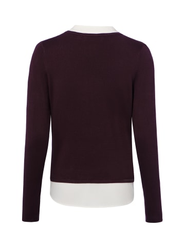 comma Strick-Blusenshirt in aubergine - 0004