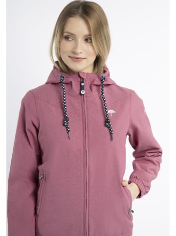 Schmuddelwedda Damen Regenjacke in Himbeerpink Melange