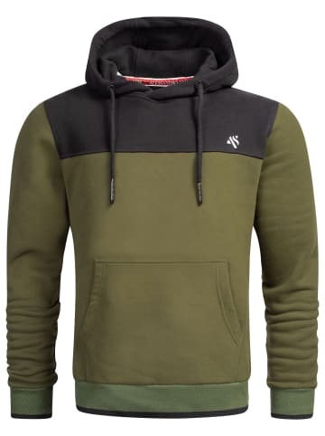 Alessandro Salvarini Kapuzenpullover AS-312 in Olive