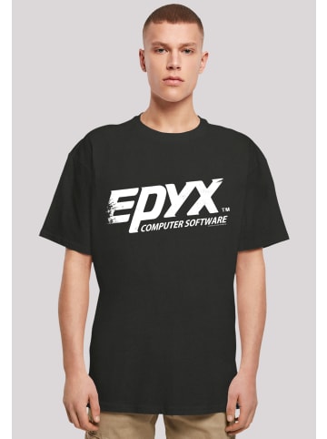 F4NT4STIC Heavy Oversize T-Shirt EPYX Logo WHT in schwarz