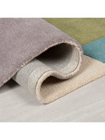 KADIMA DESIGN Eleganter Wohnzimmer-Teppich aus 100% Wolle in Multi