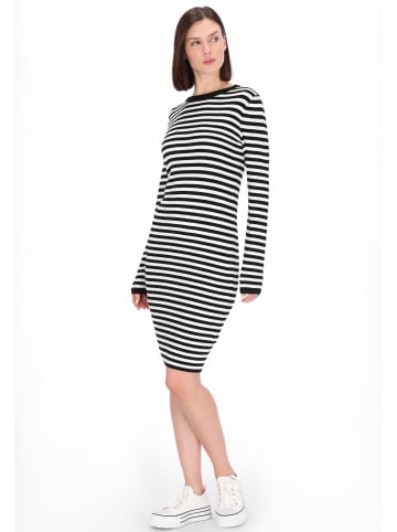 usha BLUE LABEL Women Dress in black white