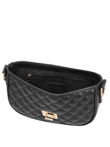 Seidenfelt Viiala Crossbody - Umhängetasche 26 cm (black) in black quilted
