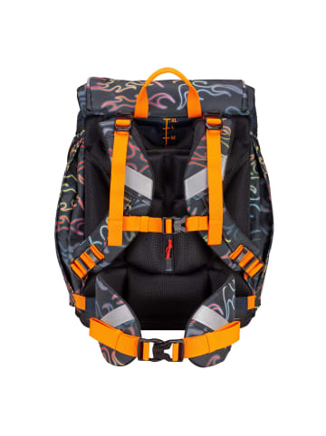 Scout Alpha Safety Light Schulranzen-Set 5-teilig in Flames