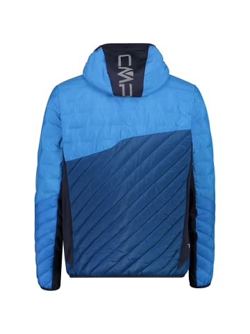 Campagnolo M JACKET HYBRID FIX HOOD in Blau