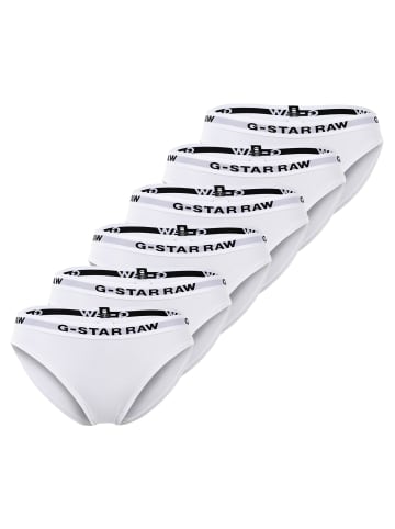 G-Star Slip 6er Pack in Weiß