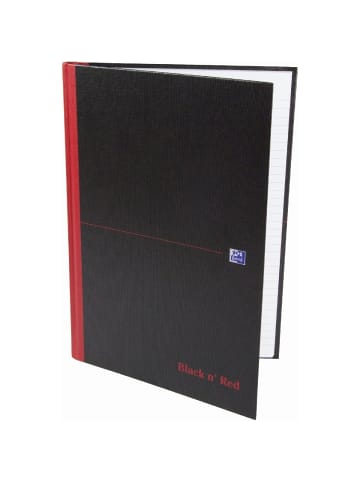 Oxford Geschäftsbuch Black 'n Red A4 96 Blatt 90 g/qm liniert