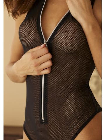 PETITE FLEUR GOLD Body in schwarz