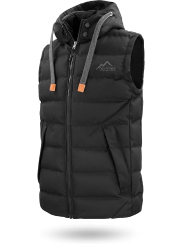 Normani Outdoor Sports Herren Winter-Steppweste Yuquot in Schwarz