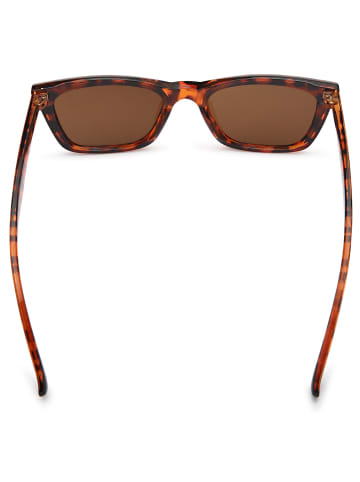 styleBREAKER Nerd Sonnenbrille in Braun Demi / Braun Getönt