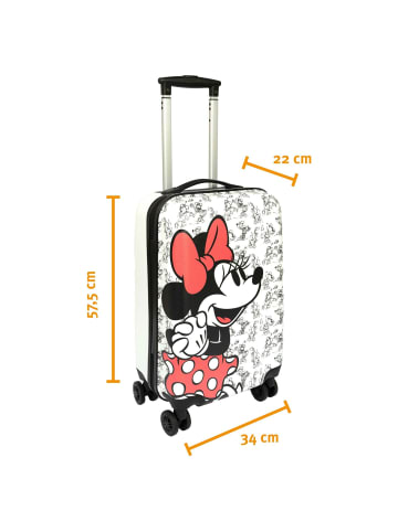 Undercover Minnie Mouse - 4-Rollen-Trolley 57 cm (Minnie Mouse) in minnie mouse