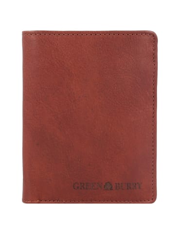 Greenburry Vintage Washed Geldbörse Leder 10 cm chestnut