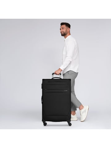 Worldpack Chicago 4 Rollen Trolley L 78 cm mit Dehnfalte black