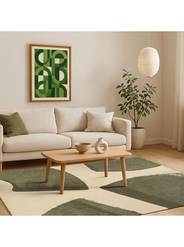 lola & moi Teppich Malachite in grün