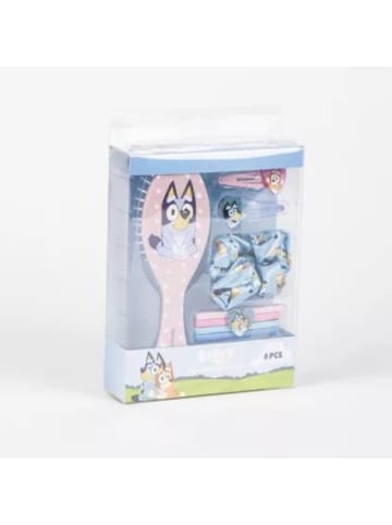 Bluey Bluey 4-teiliges Schönheitspflegeset (2 Haargummis + Armband +