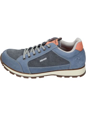 rieker Schnürschuhe in heaven/navy/orange