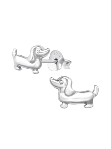 Bungsa Ohrstecker in Silber