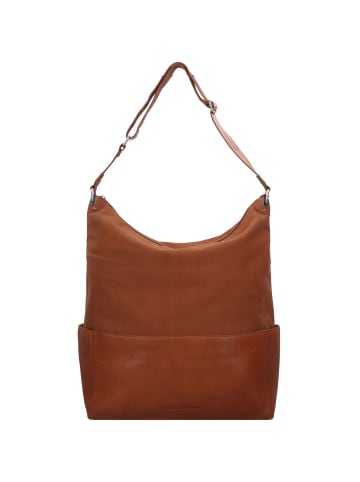 Cowboysbag Lissabon Schultertasche 50 cm Laptopfach in camel