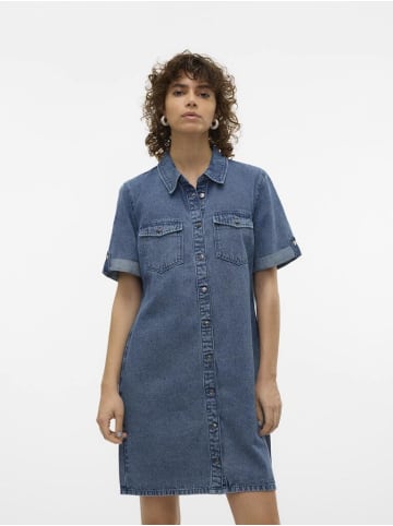 Vero Moda Kleid in Medium Blue Denim