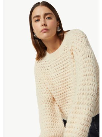 comma CI Strickpullover langarm in Creme