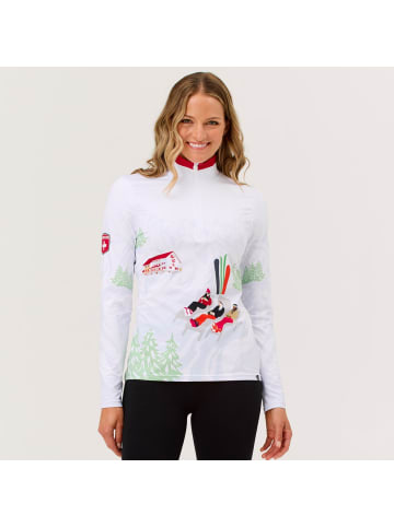 Krimson Klover Baselayer Sunbather Top in snow