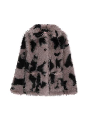 myMo ROCKS Damen Jacket in Grau Schwarz