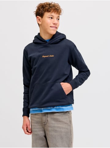 JACK & JONES Junior Kapuzenpullover in Sky Captain