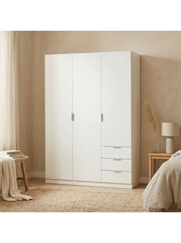 CALICOSY Schrank NOÉ in Weiß - (W) 52  x (H) 180  x (L) 121  cm